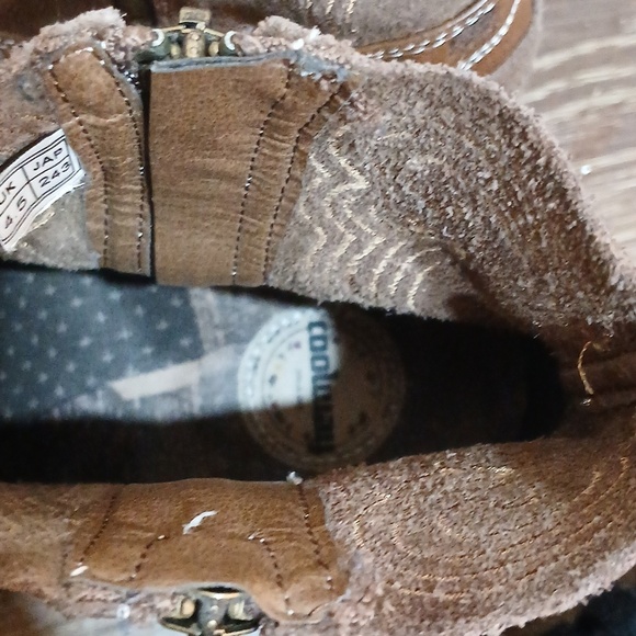 Coolway Brown Leather Boots Size 7 - Picture 9 of 9